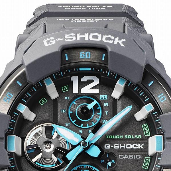 Casio Мужские часы G-SHOCK GR-B300-8A2JF [G-SHOCK MASTER OF G Series GRAVITYMASTER] круглые серые