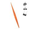 Orange Car Body Panel Gap Measurment Tool Ruler Feeler Gauge Car Taper Gap Inspection Tools Inch Car Alignment Door Rangefinder