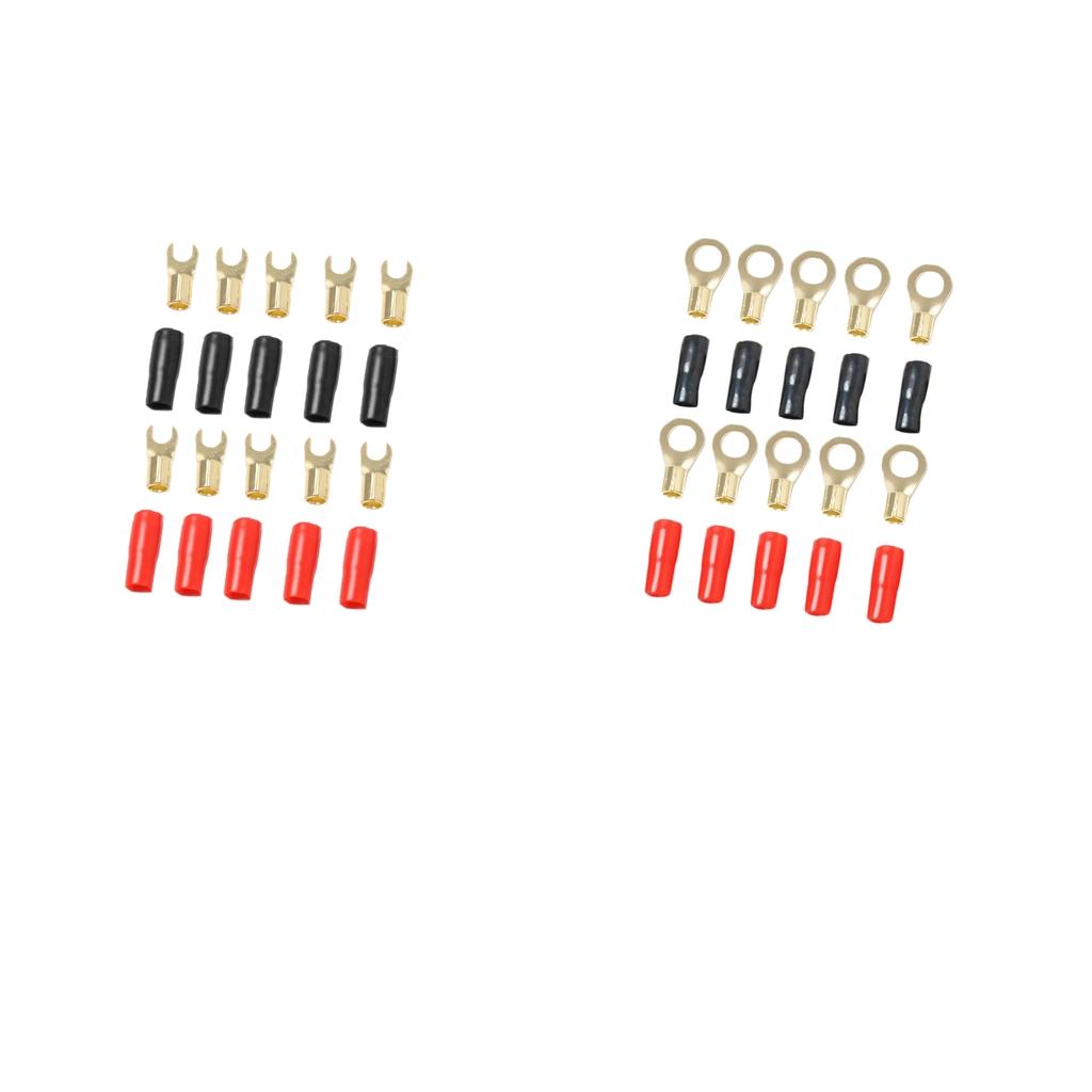 10 Pairs 8 AWG &Fork Terminals Wire Cable Connectors