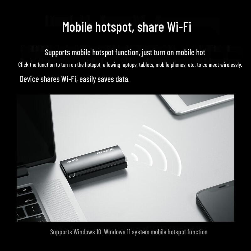 TP-LINK BE3600 WiFi 7 Dual-Band Gigabit USB Wireless Adapter (CN version)