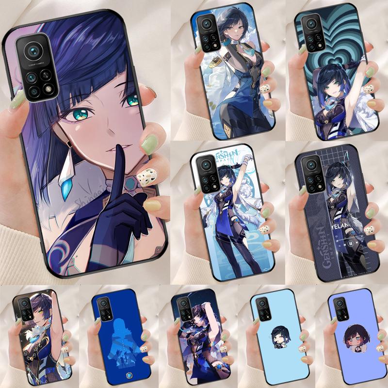 Чехол Yelan Genshin Impact для Xiaomi 11T 12T 13T 14T Pro 13 14 15 Ultra POCO X7 Pro X3 X5 X6 F5 F6 M6 Pro