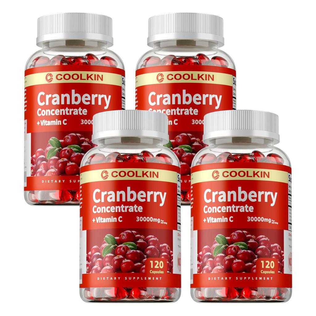 Coolkin - Cranberry Concentrate Vitamin C Capsules - Urinary Tract Health