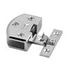 652F Frameless Shower Door Hinges Glass Door Hinge Furniture Wine Cabinet Glass Clamps Replacement Parts Wear-resistant