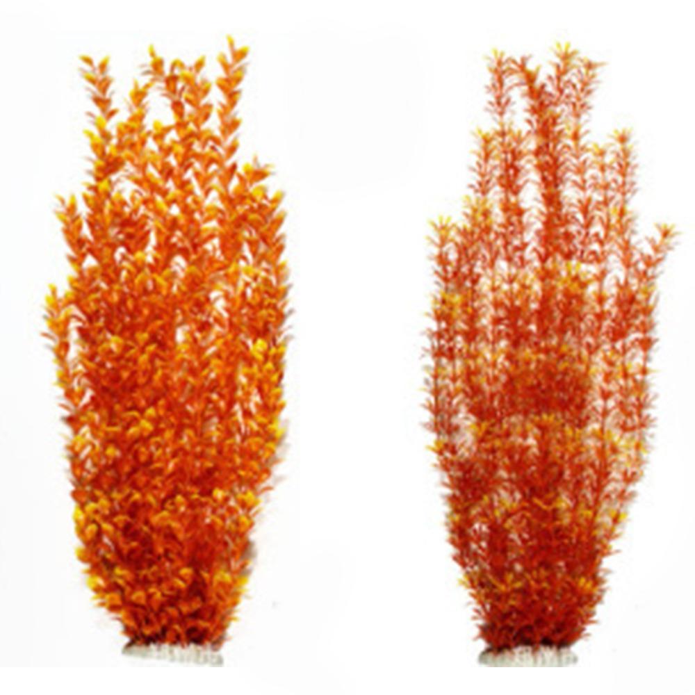 2 шт. Очень большие искусственные растения для аквариума, высокие украшения для аквариума, декор для аквариума