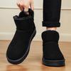 TUINANLE Нескользящие Толстые Плюшевые Снежные Ботинки Женские Платформа Мех Зимние Ботинки Мужские Слипоны Теплые Хлопковые Подкладные Ботинки Женские