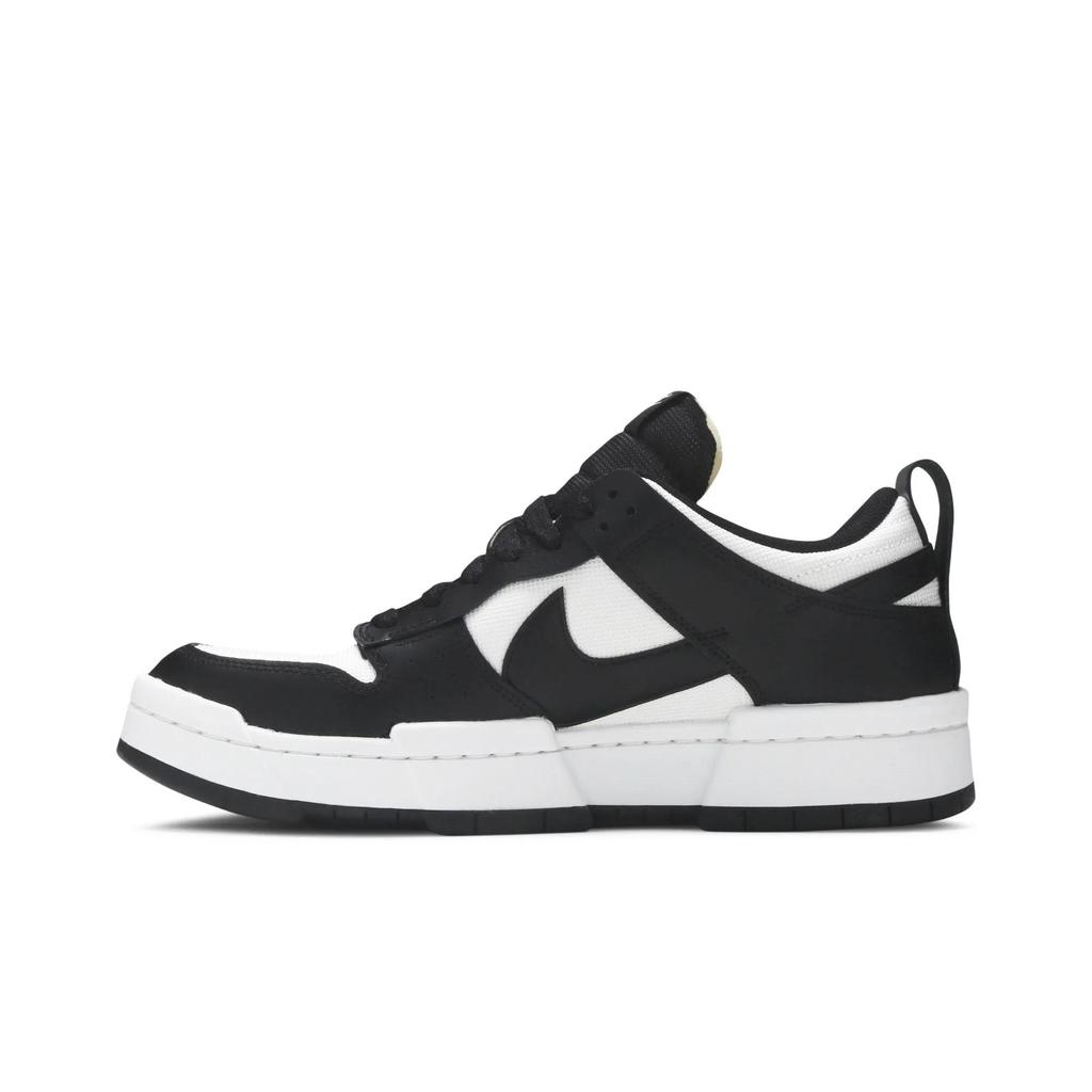 Nike Womens Dunk Low Disrupt 'Black' (women's sizes) Summit White / Black / Summit White Skate Shoes CK6654 102