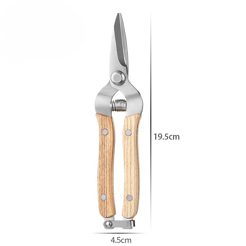 Ручка под дерево Садовые ножницы Ножницы для сбора цветов Ножницы для сбора веток Ножницы для фруктов Многофункциональные изогнутые ножницы Садовые инструменты