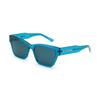 Женские солнцезащитные очки Balenciaga Asian BB0307SA прозрачно-голубые, посадка, 004, синие/темные