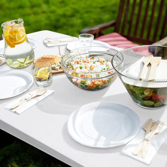 2 шт. эластичная скатерть на подгонку 34x34 дюйма квадратная скатерть с эластичным краем однотонная скатерть для кухни обеденный стол пикник патио вечеринка столы