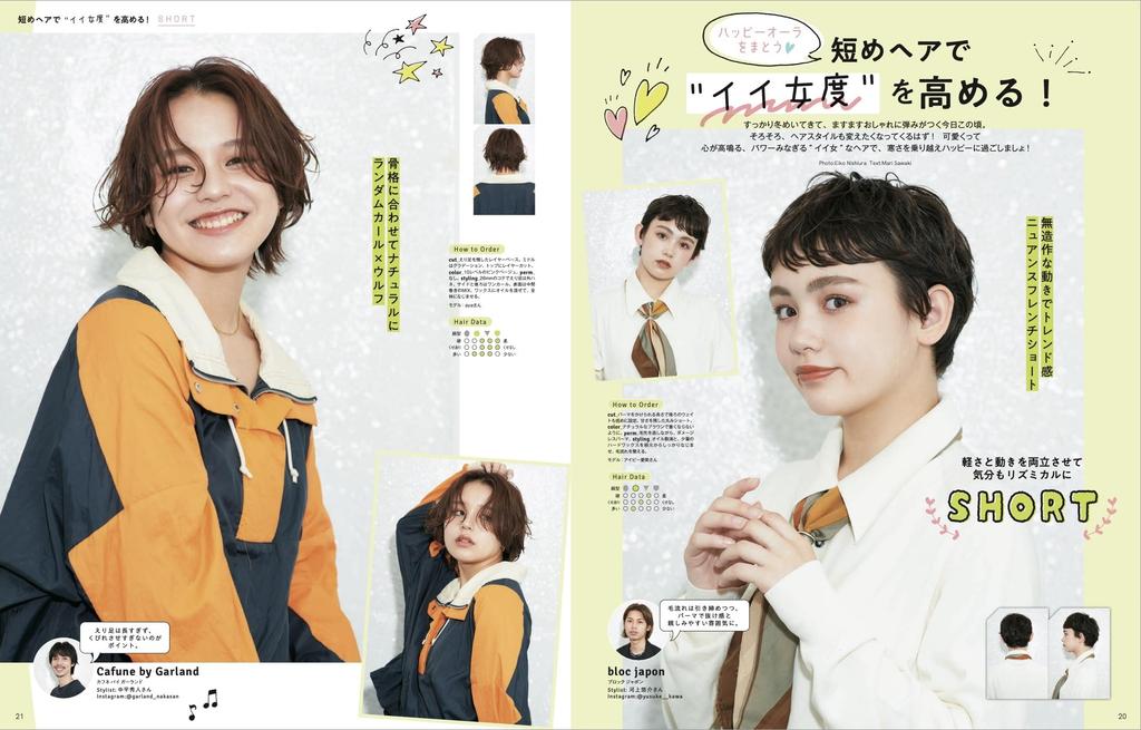 Loose and Fluffy Short Bob & VOL.25 (NEKO MOOK)