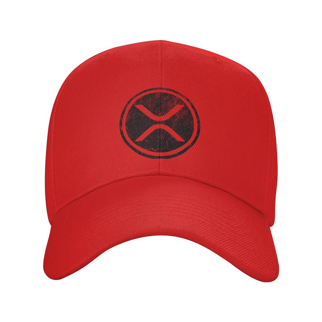 XRP Ripple Crypto Vintage Baseball Cap UnisexTeens Design Trucker Hat Summer Casual Kpop Rock Sunscreen Baseball Caps
