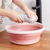 Пластиковые складные тазы Легко держать Мойки Складная корзина для белья Ванна для взрослых и детей Аксессуары для ванной и кухни Таз для мытья