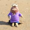 Bikini Bottom Ugly Fish Plush Keychain Cute Sea Creature Doll Pendant Cartoon Toy Gift