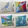 Dragonfly Pillowcase  Modern Home Living Room Decoration