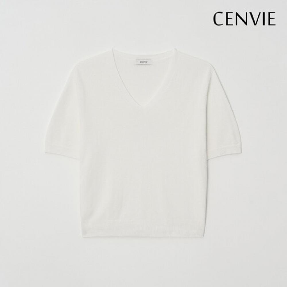Senbi Men 26ss Summer Dry holgarMent V Neck Short sleeVe Knit