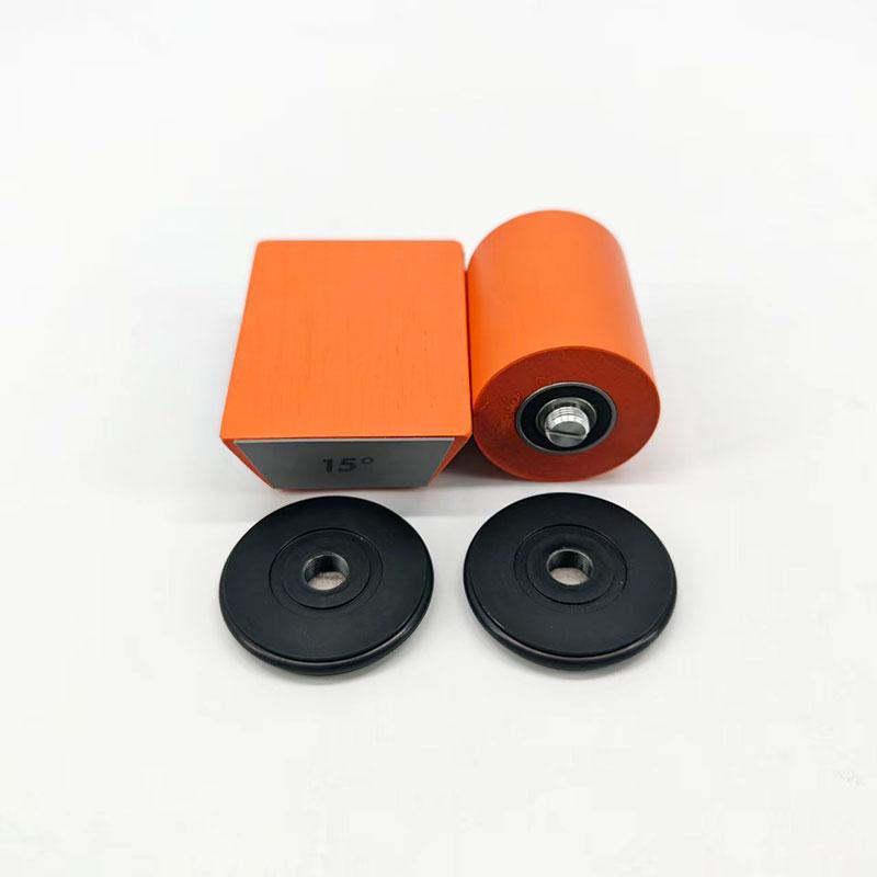 Orange Four-Speed Angle Rolling Knife Sharpener Manual Grinding Stone Kit Kitchen Blade Sharpening Accessory