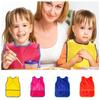 Waterproof Kids Art Smock with 3 Pockets Kids Apron Painting Aprons Birthday Parties