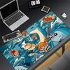 XXL Red Dragon Mouse Pad PC Non Slip Gaming Keyboard Rug Cool Anime Kawaii Mousepad Laptop Ppokemon Gyarados Extended Desk Mat