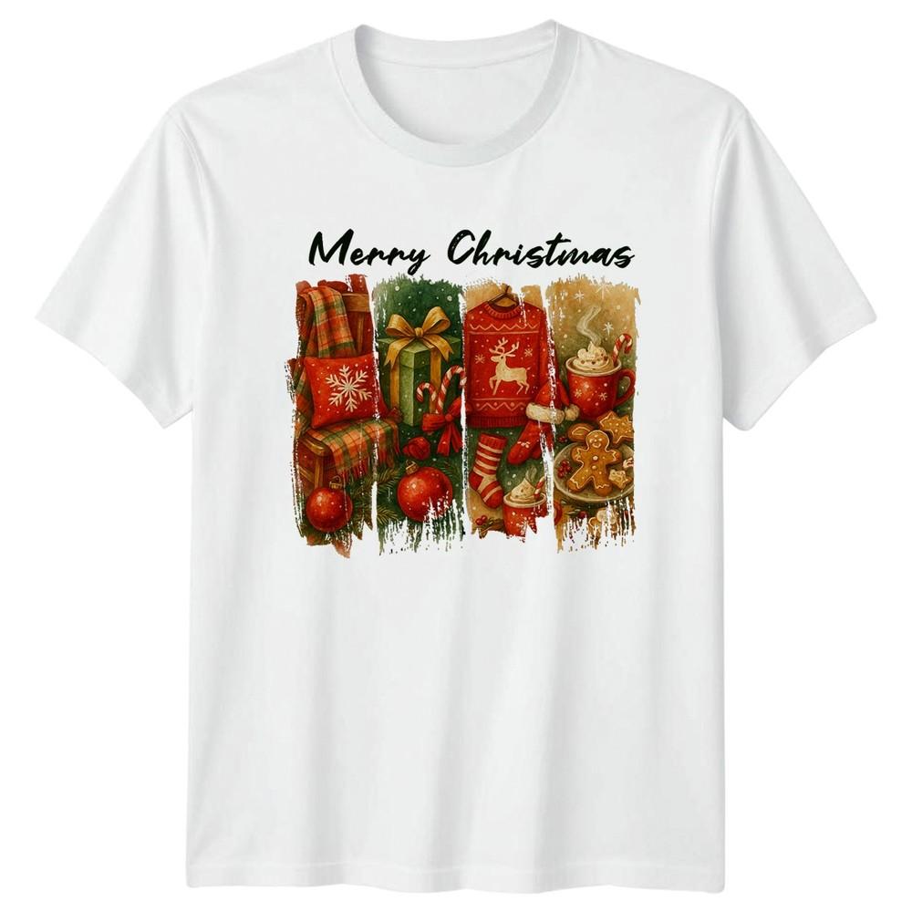 Merry Christmas Holiday Christmas Unisexs TShirt Unisexs Tee Graphic Unisex Top a