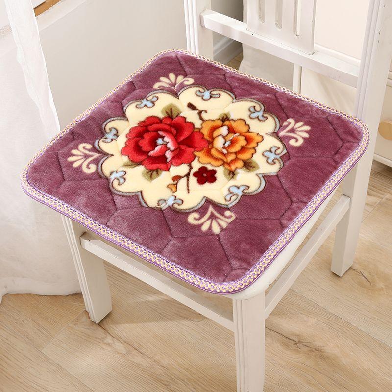 Нескользящие Плюшевые Толстые Подушки для Сохранения Тепла Подушки для Толстых Стульев в Классе Подушки для Диванов в Ресторане Подушки для Сидения