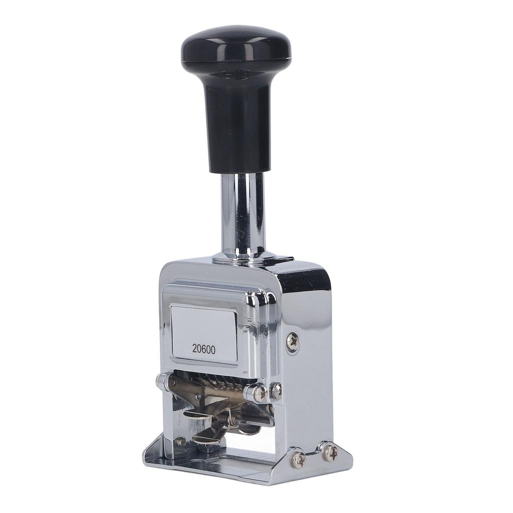 Automatic Numbering Machine Zinc Alloy Easy Operation Clear Inking Self Inking Number Stamp for Ticket Serial Number