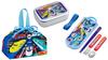 Skater Plarail 23 Алюминиевый Ланч-бокс Алюминиевый Ланч-бокс 370 мл Набор Трио Сумка-мешок на шнурке для ланча Поезд Синкансэн Детский Детский Персонаж Алюминиевый Ланч