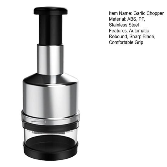 Новый измельчитель еды, простое управление, поставка в ресторан, утолщенный овощной лук, чеснок, орехи, салаты, ручной измельчитель, практичное измельчение