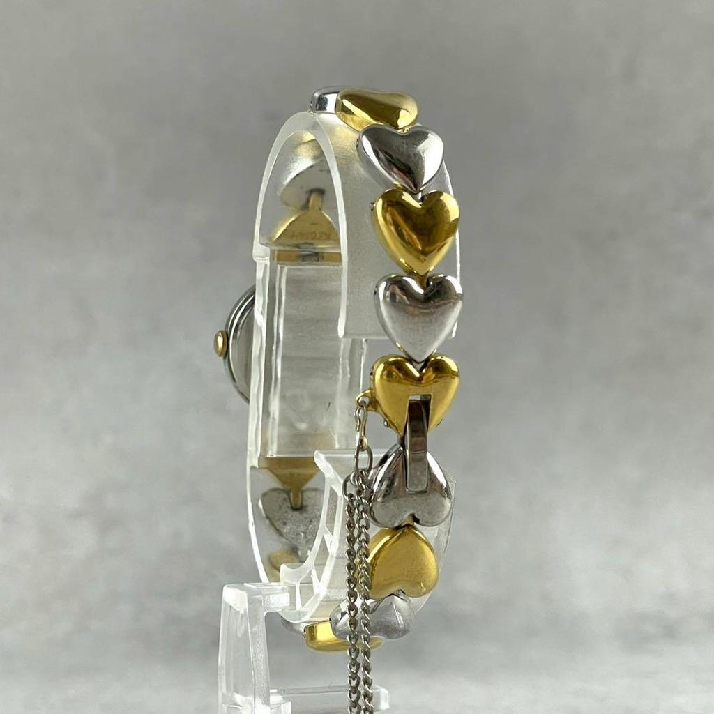 [USED] Working/SEIKO ALBA Quartz Wristwatch with Heart Shape