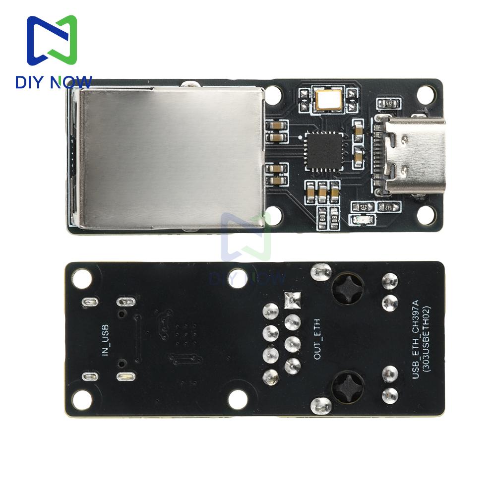 CH397A USB-Ethernet модуль 100 Мбит/с USB сетевая карта со встроенным драйвером USB-Ethernet модуль порт Type-C