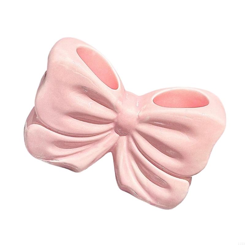 Керамический держатель зубных щеток Bowknot для украшения столешницы в виде банта для дома и ванной комнаты