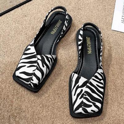 Женские сандалии 2024 года Элегантные женские сандалии Летние сандалии на низком каблуке Слипоны Летняя обувь для женщин Трендовые сандалии на каблуке Mujer