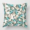 Creative Plant Leaf Patterns Throw Pillow Cover With Short Plush Print Living Room Sofa Decoration Cushion Cover Pillow Covers