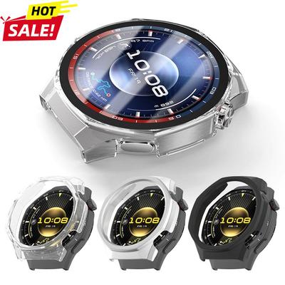 Твердый защитный чехол для Huawei Watch GT 6 Pro 46mm Чехол с защитой экрана для Huawei GT6 Pro 46MM Полый полупрозрачный ПК чехол