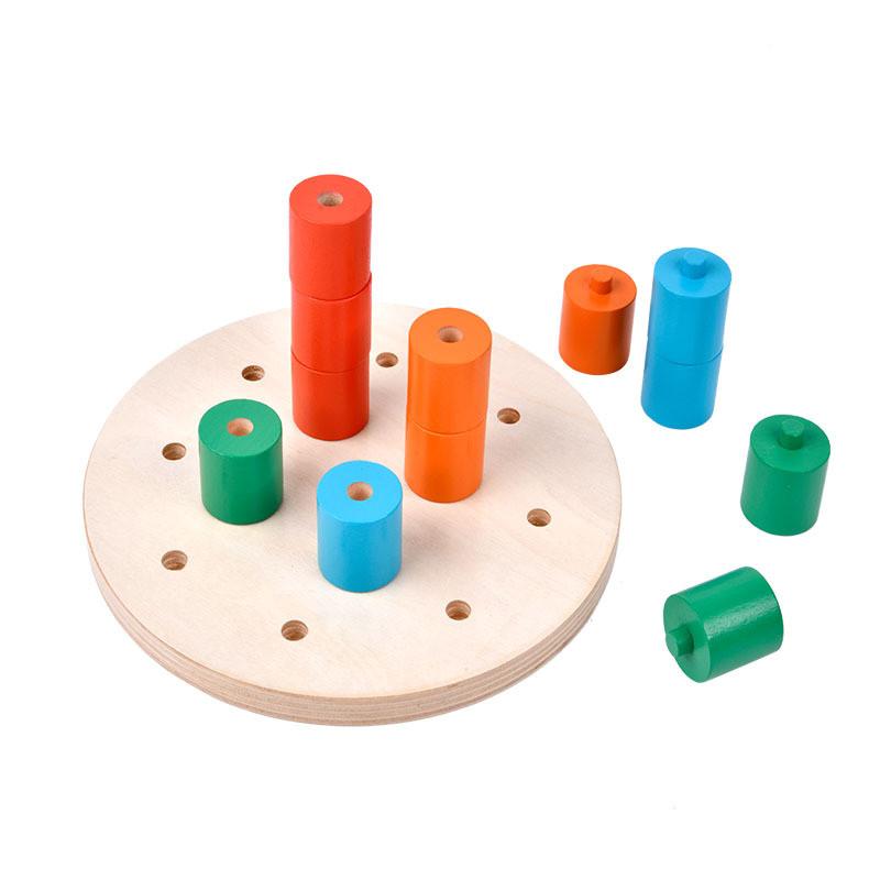 Wooden Early Learning Puzzle Set For Kid Cognitive Development Baby Gift