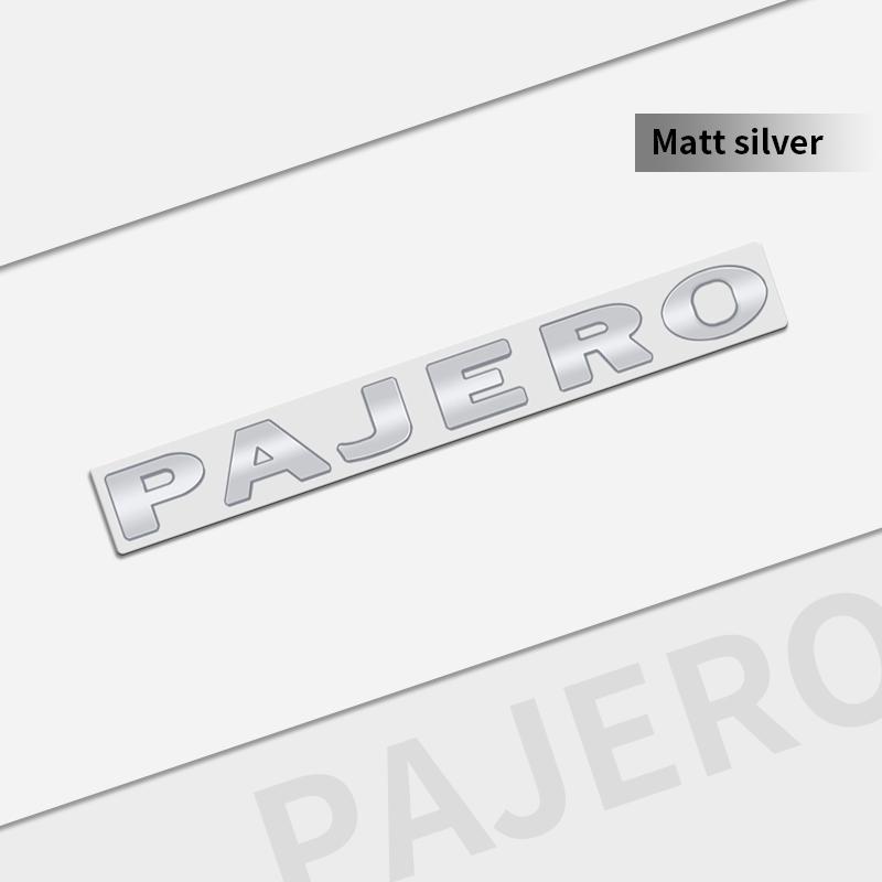 Авто Металл Для Mitsubishi PAJERO Шильдик Стайлинг Авто 3D Значок Буквы Наклейки Наклейка На Багажник Аксессуары Глянцевый Черный YE3