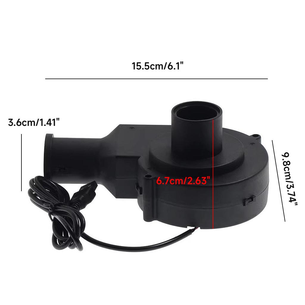 155x98x67 мм вентилятор 12 В с питанием от переменного тока 100 В 240 В регулятор скорости, замена центробежного воздуходува с короткозамкнутым ротором