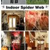 Halloween Triangle Spider Web Plush Spider Indoor and Outdoor Courtyard Lawn Indoor and Outdoor Prank Scene Decoration
