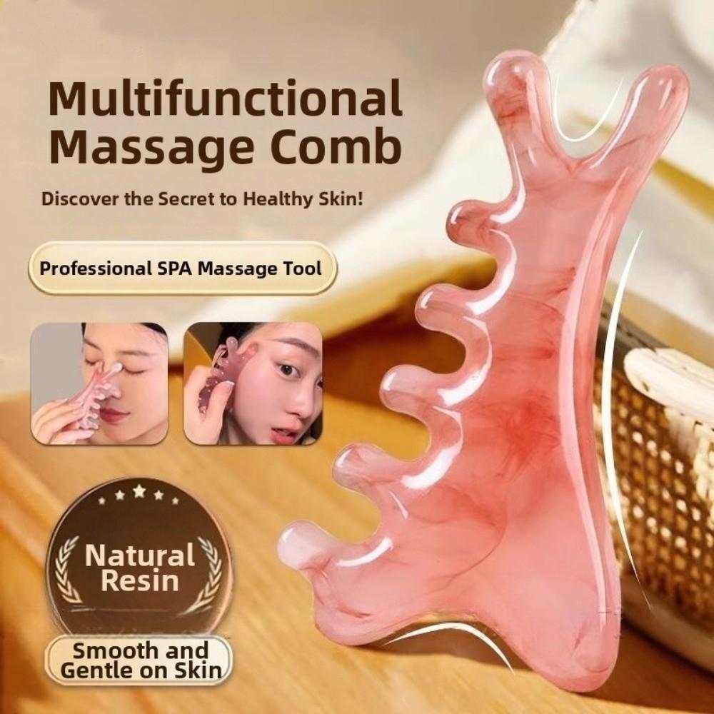 Scalp Relax Meridian Massage Comb Blood Circulation Sandalwood Hair Comb Neck Nose