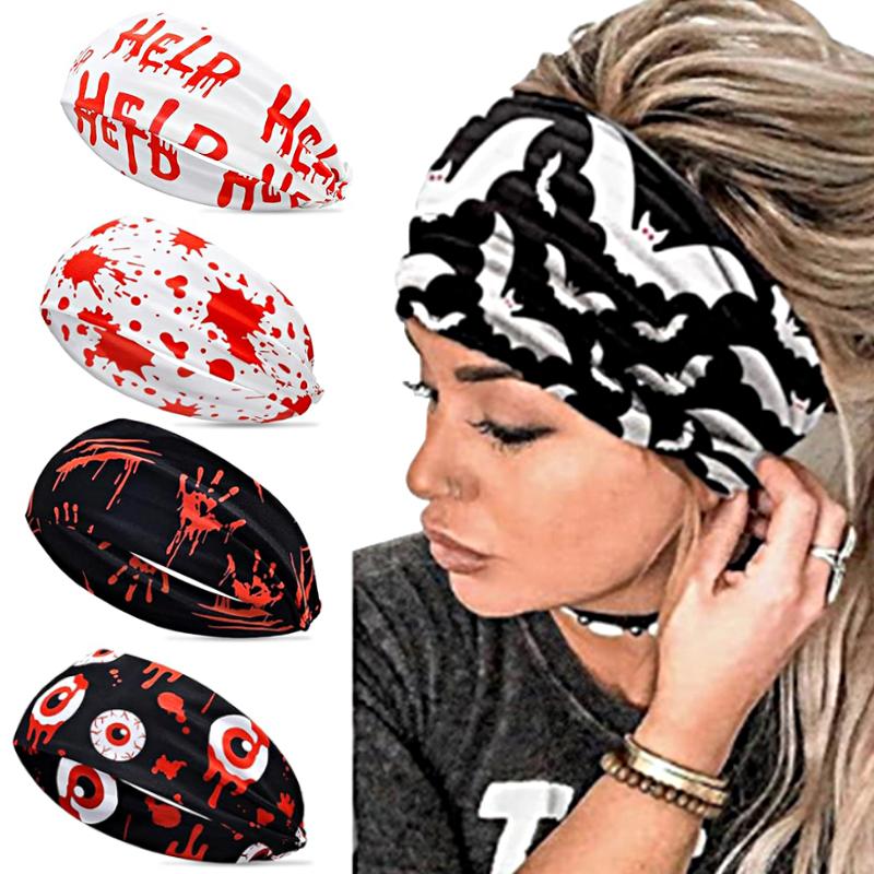 1 шт. Хеллоуин кровь повязка на голову эластичный уличный впитывающий пот галстук завязанный шарф для волос