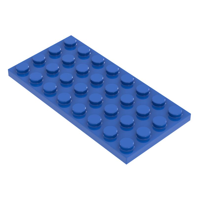 Нетоксичные строительные блоки Moc из мелких частиц, базовая пластина 4x8, детали и аксессуары для DIY, совместимые с 3035