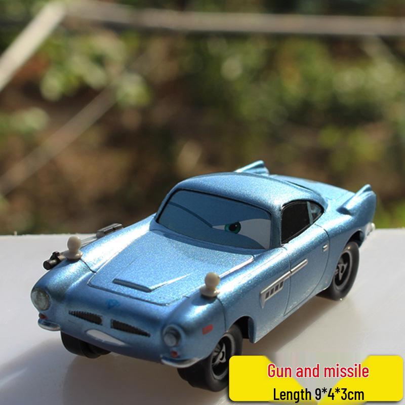 Набор машинок Pixar Cars из сплава: Модели МакКуина, Мэтра, Салли, Шерифа
