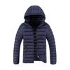 Mens Slim Fit Lightweight Winter Puffer Jacket Large Size Multiple Colors Casual Cotton Coat