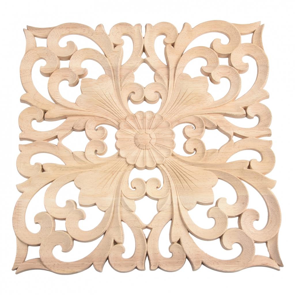 Woodcarving Decal Figurines For Decoration Furniture