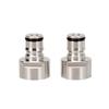 Commercial Keg to Ball Lock Keg Coupler Adapter Female Beer Thread Fit S/D/A/G Keg Coupler Kegging Homebrew