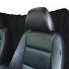 Car Front Rear Seat Divider Curtain Taxi Cab Divider Van Cabin Curtain Campervan Black Protective Privacy Window Sunshade