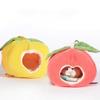 Cartoon Hanging Hamster Hammock Fruit Shape Hamster Cotton House Guinea Pig Nest  Winter