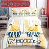 3pcs Duvet Cover Set (1*Duvet Cover + 2*Pillowcase, Without Core), Custom Name Bananas in Pyjamas Pattern Bedding Set, Home Bedroom Decor Gift