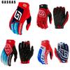 24TLD Four-color Red and Blue Color Scheme Off-road Motorcycle Riding Outdoor Sports Gloves Non-slip and Wear-resistant