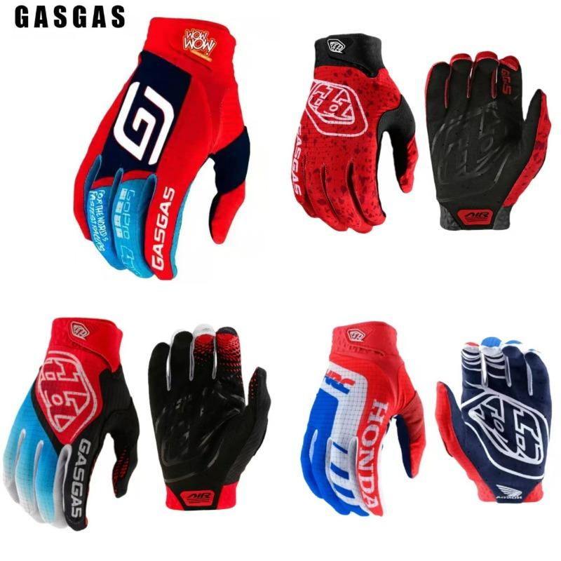 24TLD Four-color Red and Blue Color Scheme Off-road Motorcycle Riding Outdoor Sports Gloves Non-slip and Wear-resistant