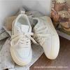 Thick-soled Big-headed Shoes Women's 2025 Summer Women's Shoes Increase Ins Breathable Casual Sports Shoes High Street Popular White Shoes